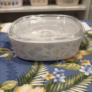 CorningWare Floral Pastel Bouquet A-2-B 2 liter